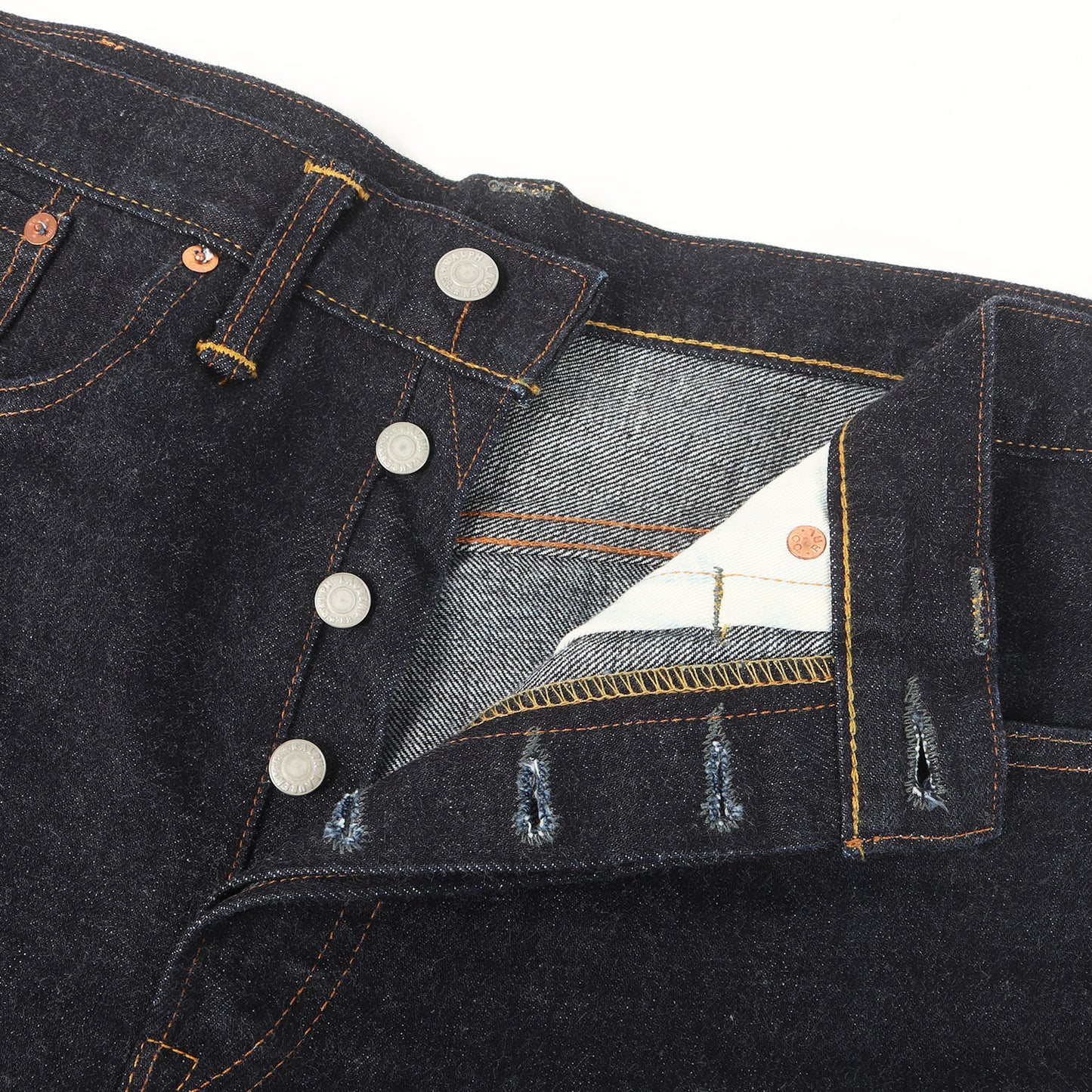 [近年モデル] 5ポケット セルビッチ デニムパンツ (VINTAGE 5 POCKET JAPAN WOVEN SELVEDGE DENIM) USA製