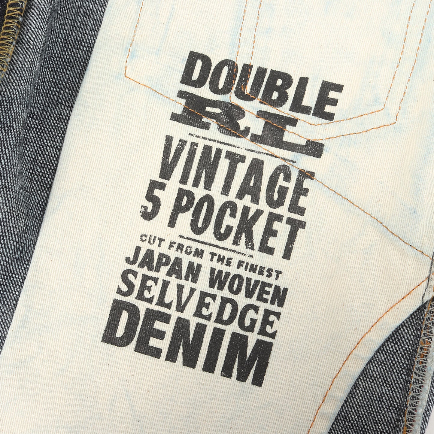 [近年モデル] 5ポケット セルビッチ デニムパンツ (VINTAGE 5 POCKET JAPAN WOVEN SELVEDGE DENIM) USA製