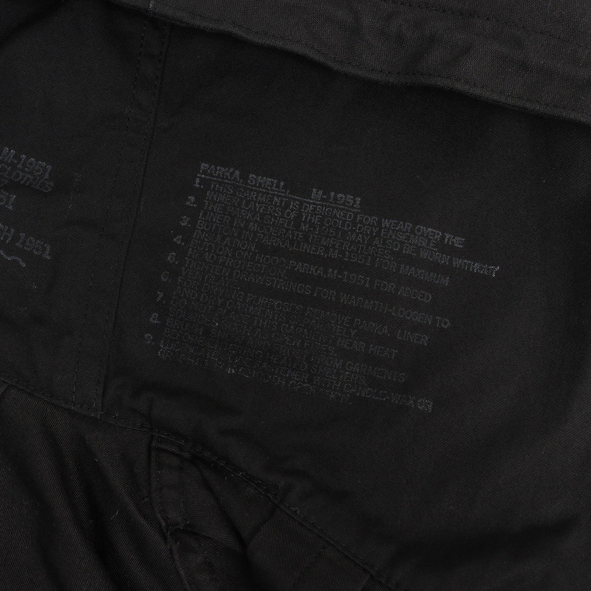 [WILLIAM GIBSON] M-51 コットンサテン モッズコート (Type BLACK M-51 PARKA) 日本製 BR14969