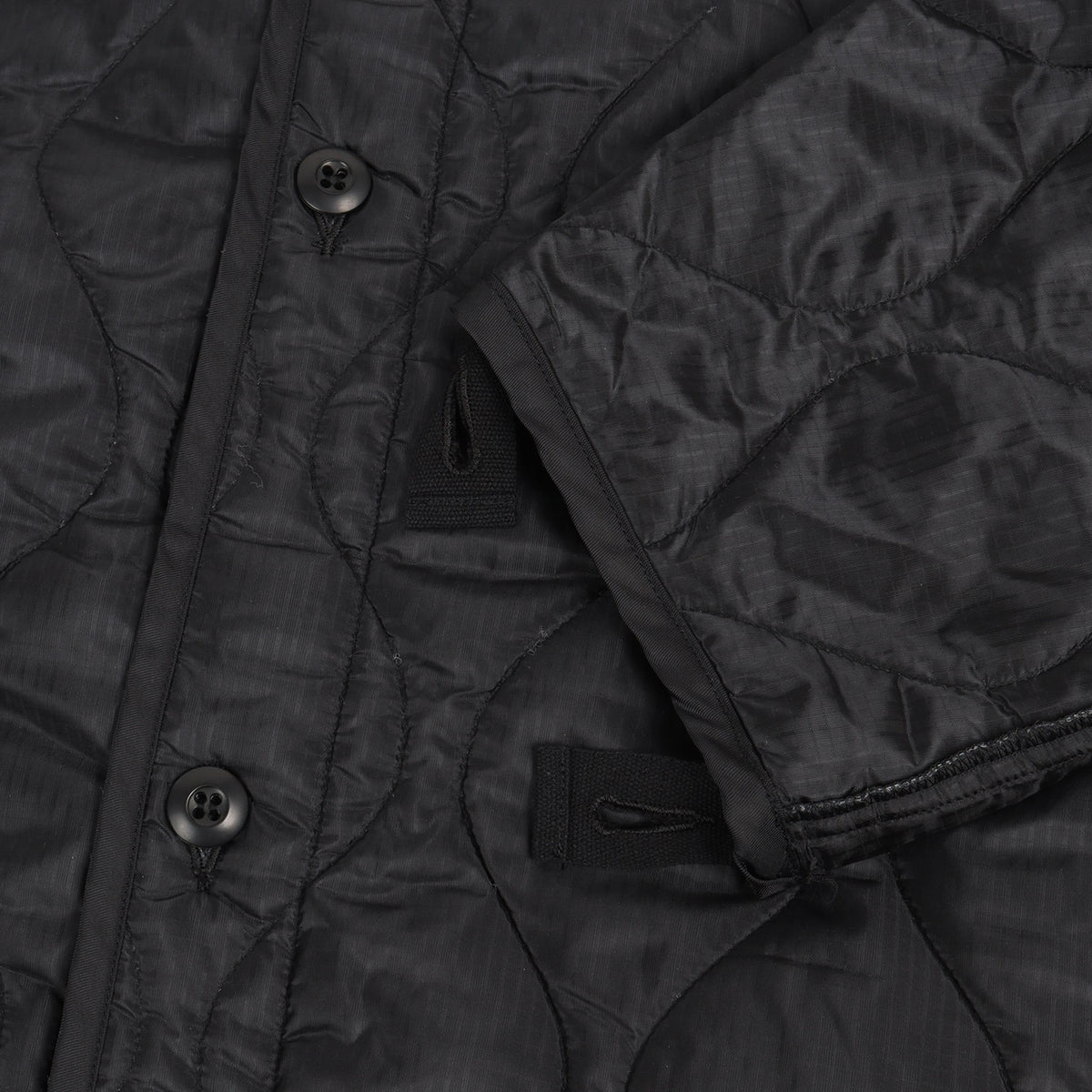 [WILLIAM GIBSON] M-65 キルティング ライナー ジャケット (LINER, EXTREME COLD WEATHER, PARKA BLACK)
