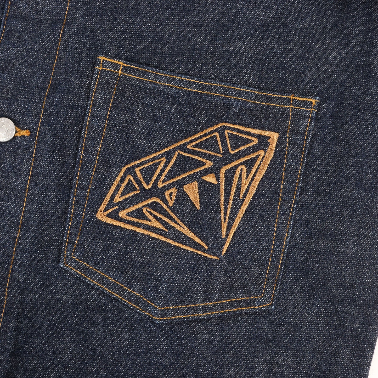 ドル&ダイヤ刺繍 ウエスタン デニムジャケット