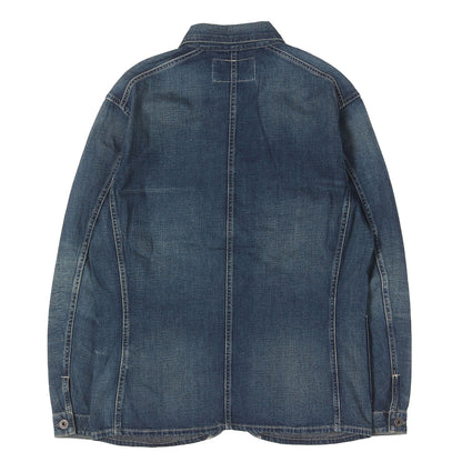 [近年モデル] ヴィンテージ加工 デニム カバーオール エンジニアコート (Engineer Coat)