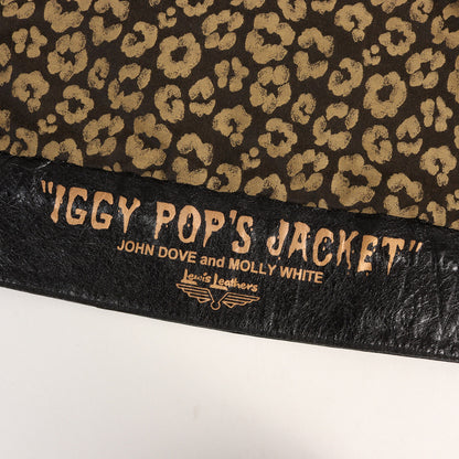 チーター柄 ハラコレザー コンビ シープスキン イギーポップジャケット (IGGY POP'S JACKET)