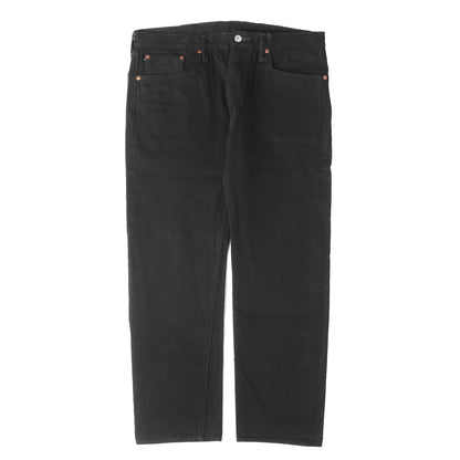 ジップポケット付き タイトフィット ストレート デニムパンツ (LLJ003 Tapered Zip Jeanes)