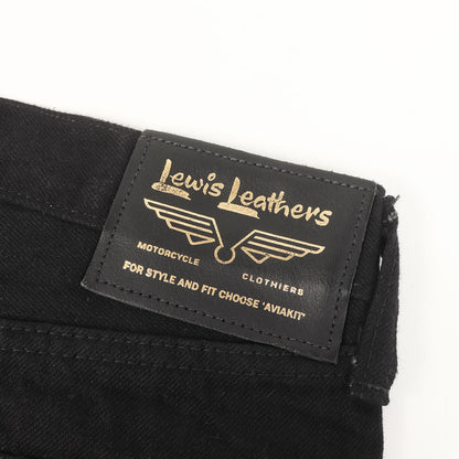 ジップポケット付き タイトフィット ストレート デニムパンツ (LLJ003 Tapered Zip Jeanes)