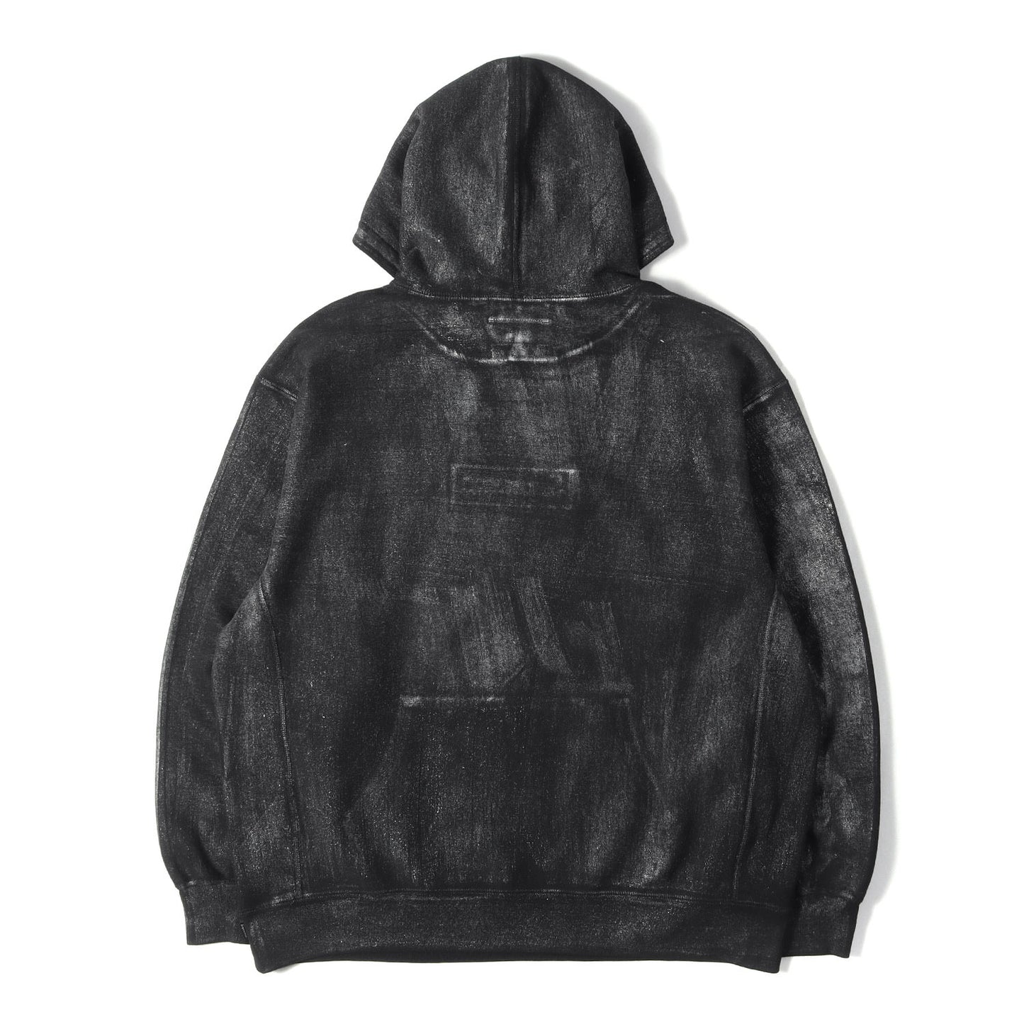 24SS ×MM6 Maison Margiela フォイル加工 BOXロゴ スウェットパーカー(Foil Box Logo Hooded Sweatshirt)