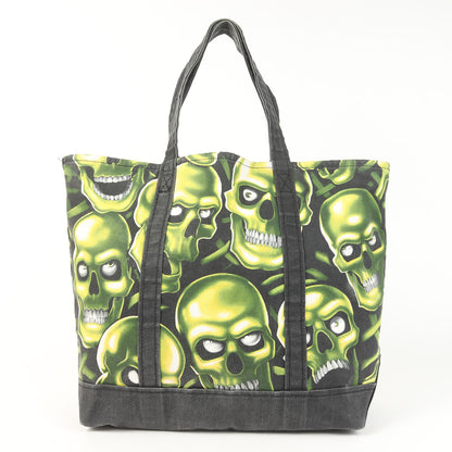 スカルパイル デニム トートバッグ(Skull Pile Denim Tote)