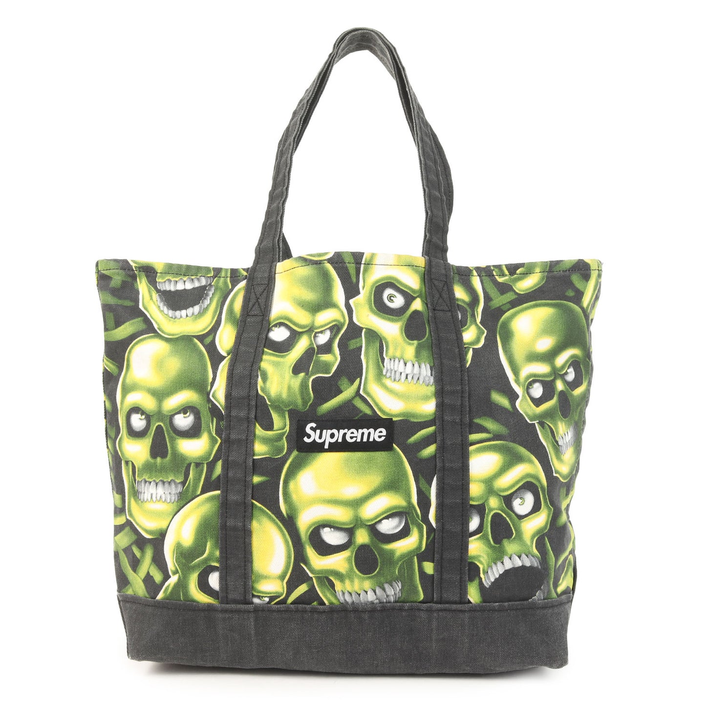 スカルパイル デニム トートバッグ(Skull Pile Denim Tote)