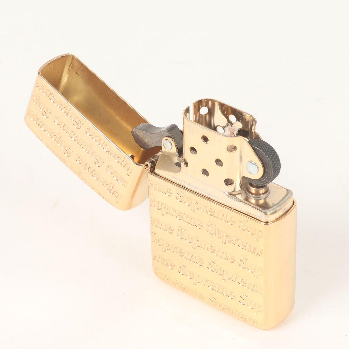 22AW ×Zippo ブランドロゴ型押し ジッポ ライター(Repeat Engraved Zippo)