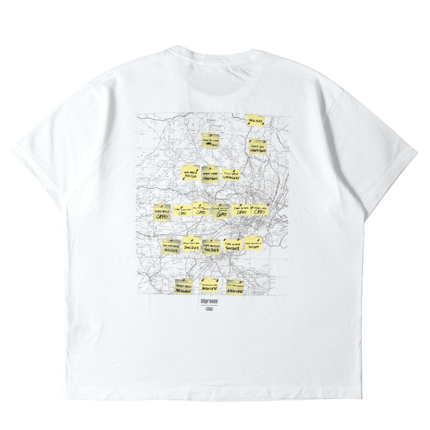 22AW ×The Sopranos ヴィンテージ加工 Tシャツ(Crime Family Vintage Tee)