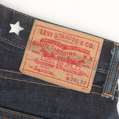 ×Levi's 505 スタープリント デニムパンツ(ZipFly Jean 505)