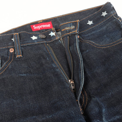 ×Levi's 505 スタープリント デニムパンツ(ZipFly Jean 505)