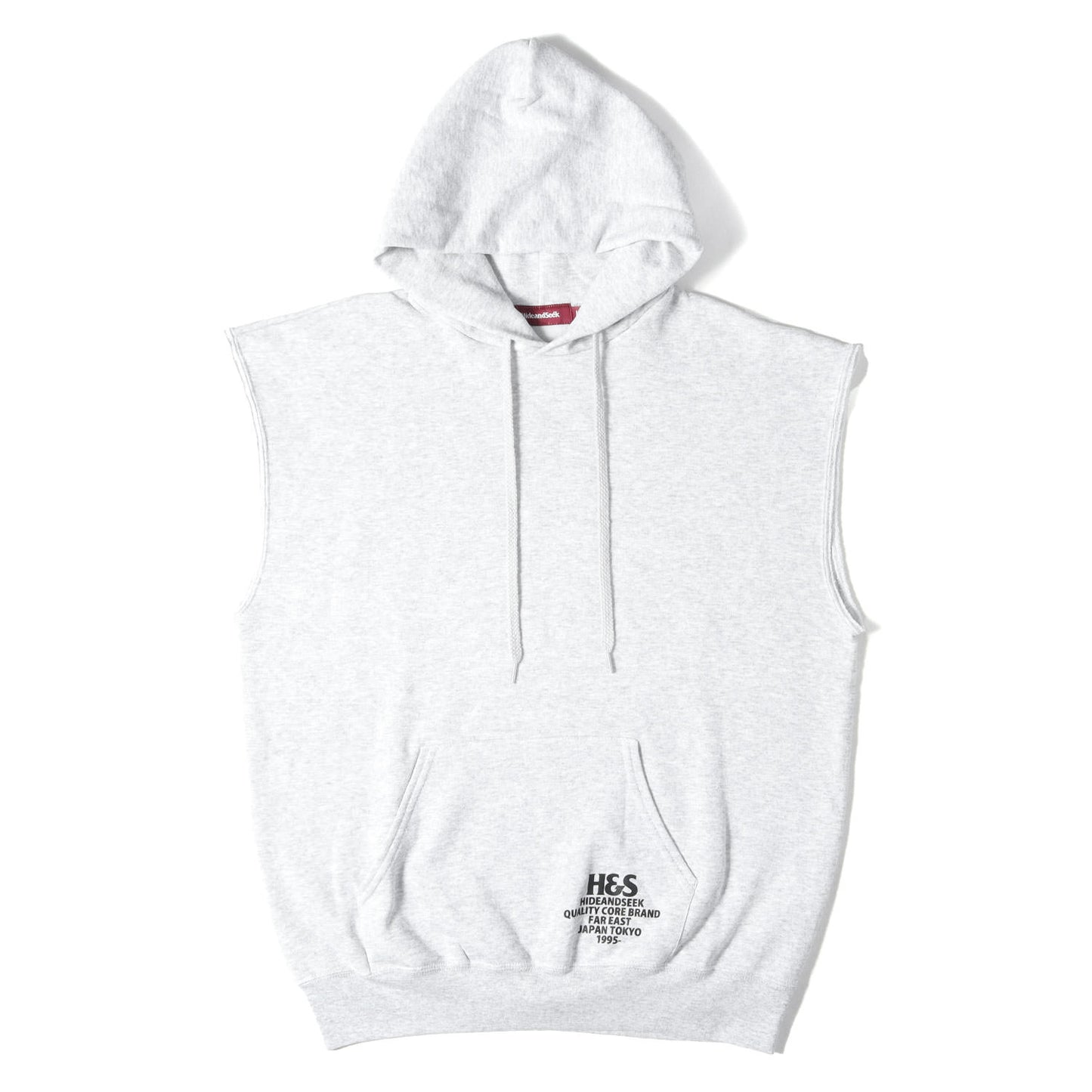 カットオフ ノースリーブ スウェットパーカー / ベスト(Cut Off Sweat Vest Hooded)