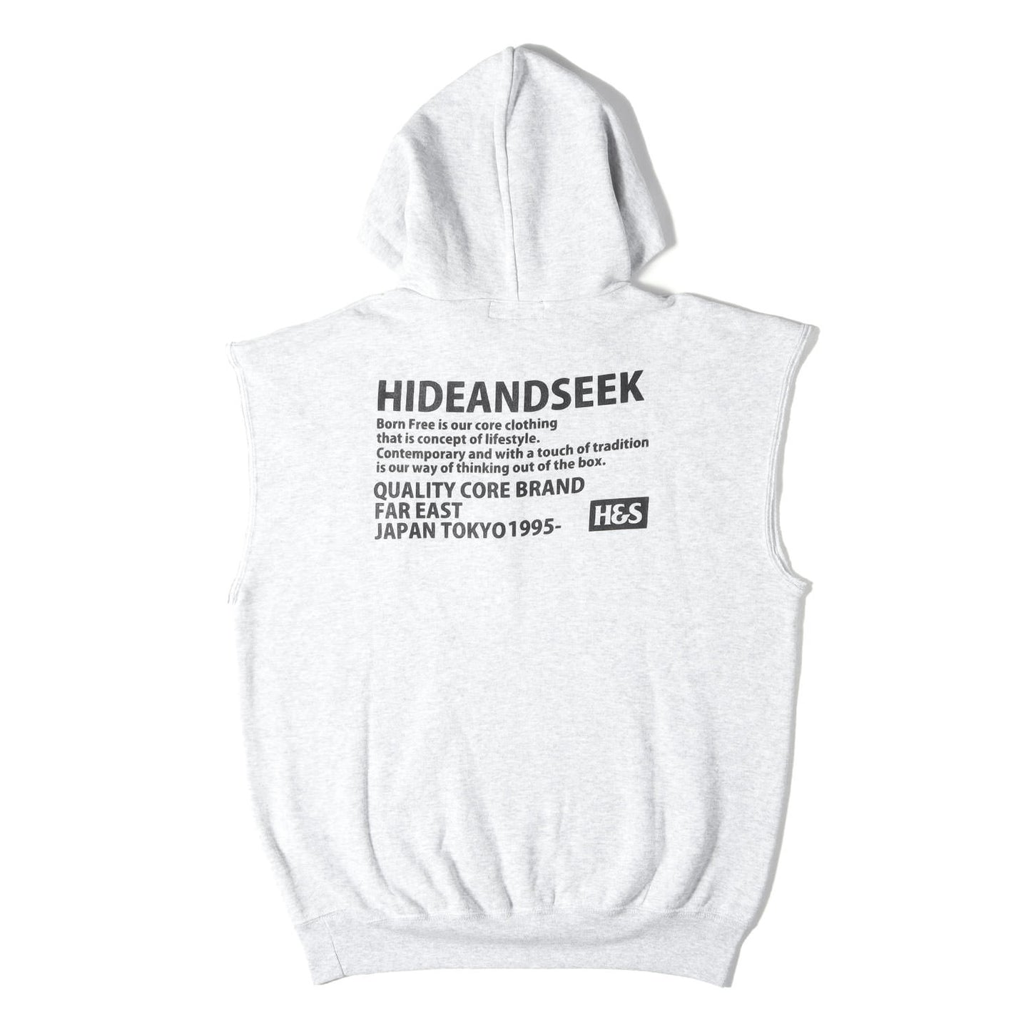 カットオフ ノースリーブ スウェットパーカー / ベスト(Cut Off Sweat Vest Hooded)