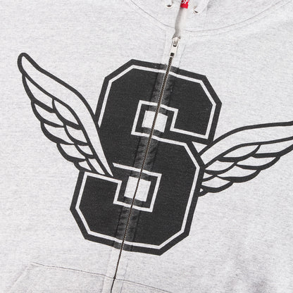 25SS ウイングSロゴ ジップ スウェットパーカー(Wings Zip Up Hooded Sweatshirt)