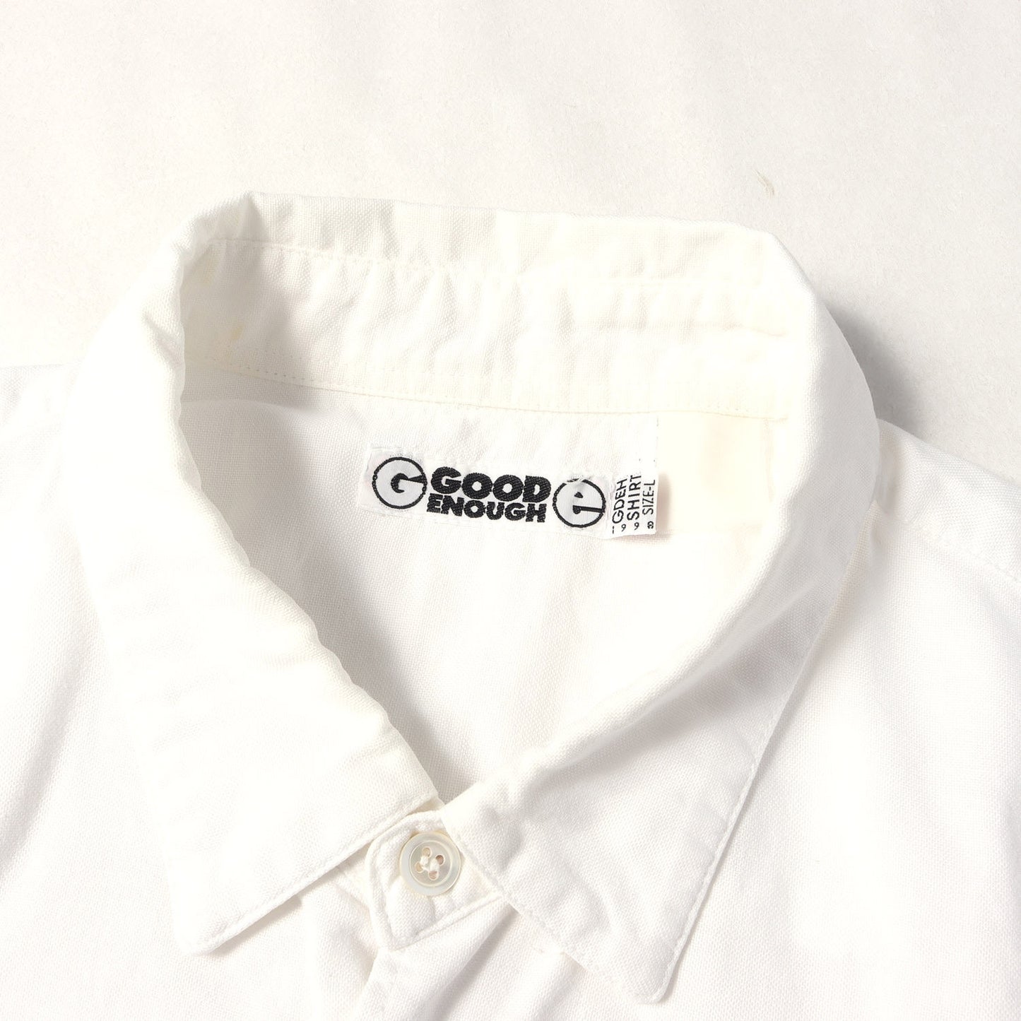 90s クラシックロゴ刺繍 隠しボタンダウン オックスフォード シャツ(1998年モデル)