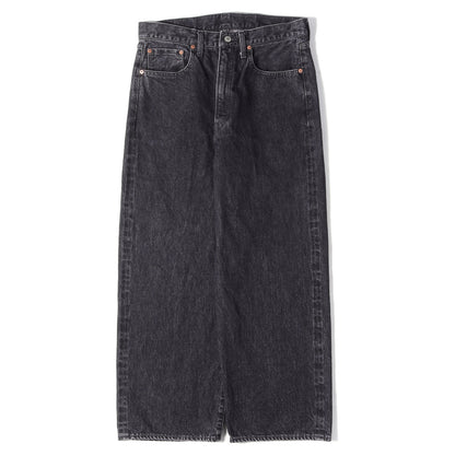 近年モデル ×HANDROOM ウォッシュ加工 バギー デニムパンツ(BAGGY JEAN)