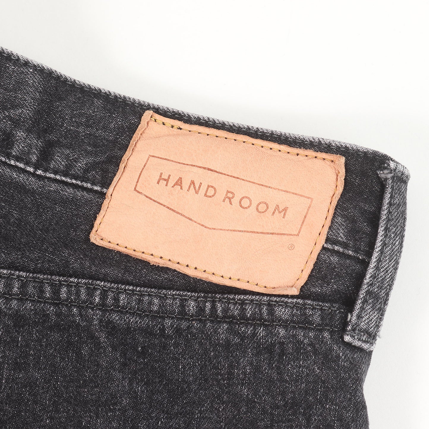 近年モデル ×HANDROOM ウォッシュ加工 バギー デニムパンツ(BAGGY JEAN)
