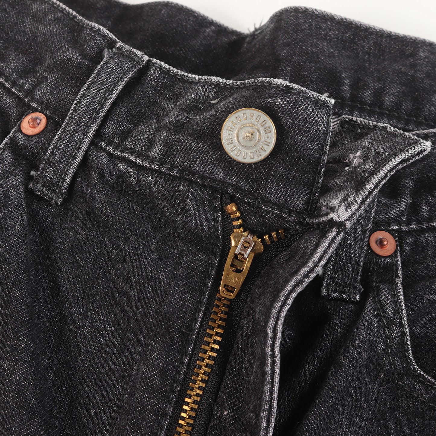近年モデル ×HANDROOM ウォッシュ加工 バギー デニムパンツ(BAGGY JEAN)