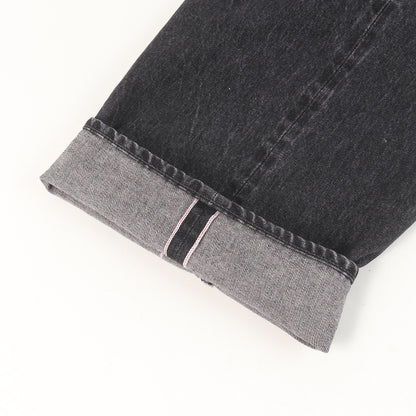 近年モデル ×HANDROOM ウォッシュ加工 バギー デニムパンツ(BAGGY JEAN)