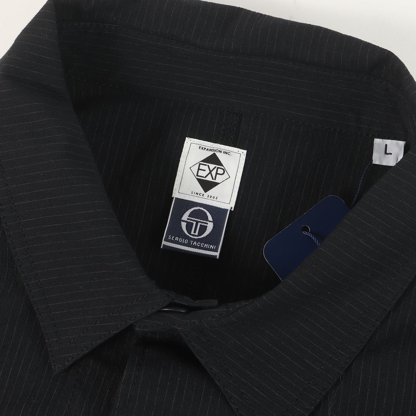 ×SERGIO TACCHINI ストレッチ ストライプ コットン ジャケット