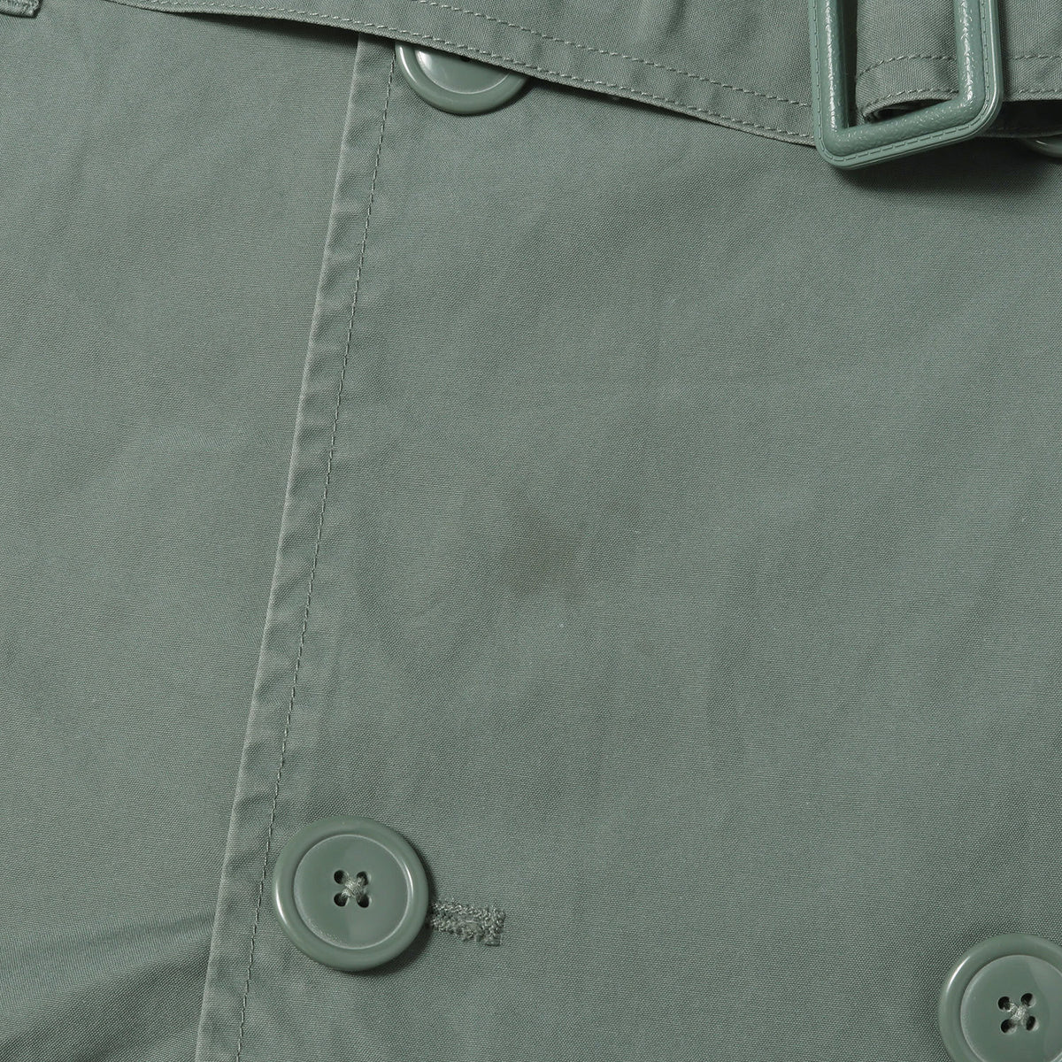 パッチ付き コットン トレンチコート(Black Death Trench Coat)
