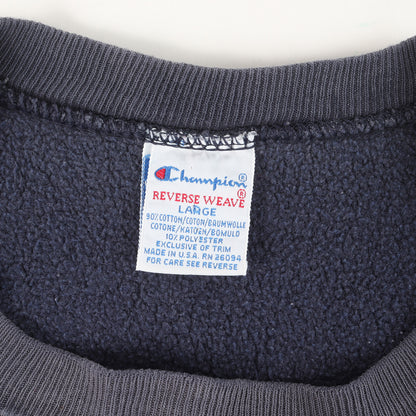 [雰囲気抜群 刺繍タグ] 90s ブランドロゴ刺繍 リバースウィーブ スウェット USA製