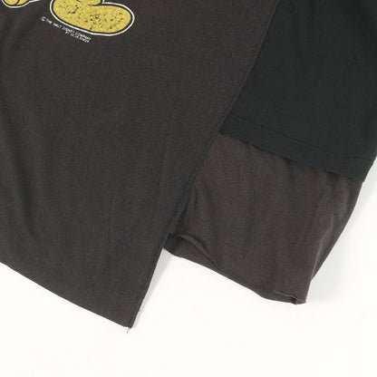 古着リメイク 再構築 ミッキーマウス ロングスリーブ Tシャツ