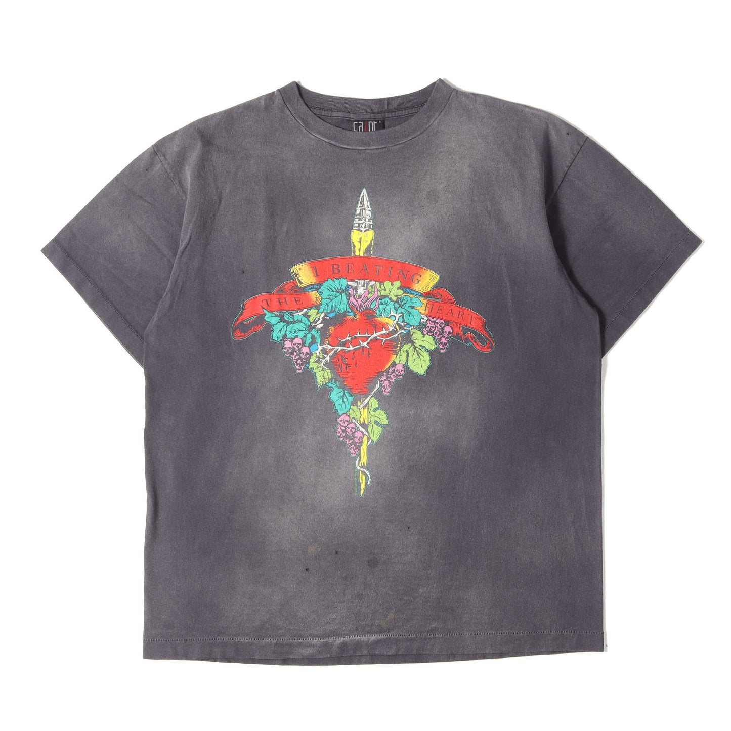 24SS ×LASTMAN ヴィンテージ加工 セイクリッドハート Tシャツ(LM_SS TEE /BEATING)