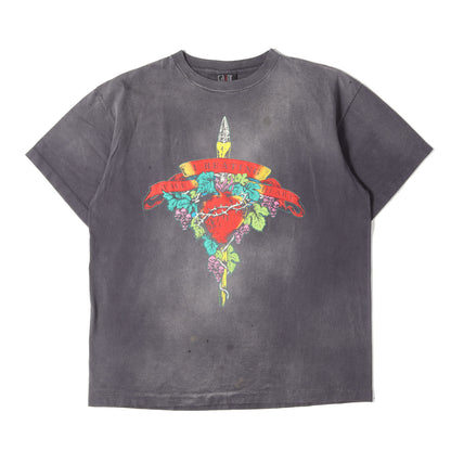 24SS ×LASTMAN ヴィンテージ加工 セイクリッドハート Tシャツ(LM_SS TEE /BEATING)