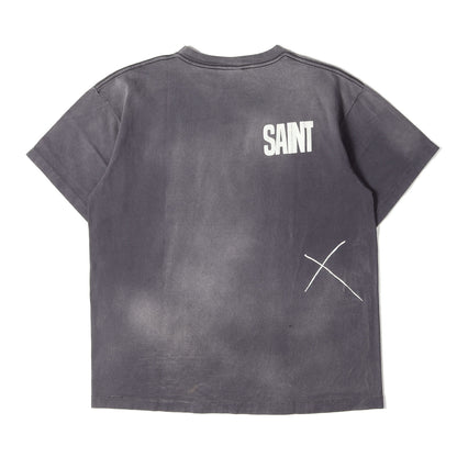 24SS ×LASTMAN ヴィンテージ加工 セイクリッドハート Tシャツ(LM_SS TEE /BEATING)