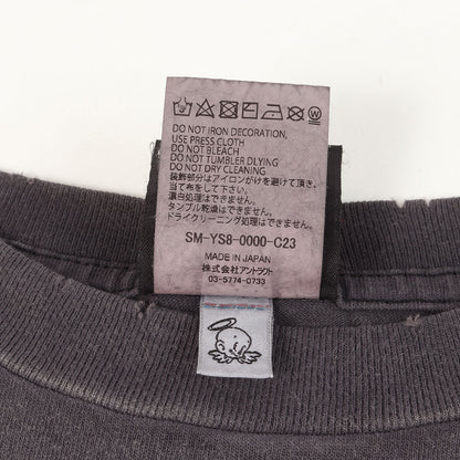 24SS ×河村康輔 ヴィンテージ加工 キリスト Tシャツ(KK_SS TEE / LOVE BEYOND)