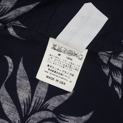 Duke Kahanamoku実名復刻 パイナップル柄 コットン アロハシャツ (DUKES PINEAPPLE)