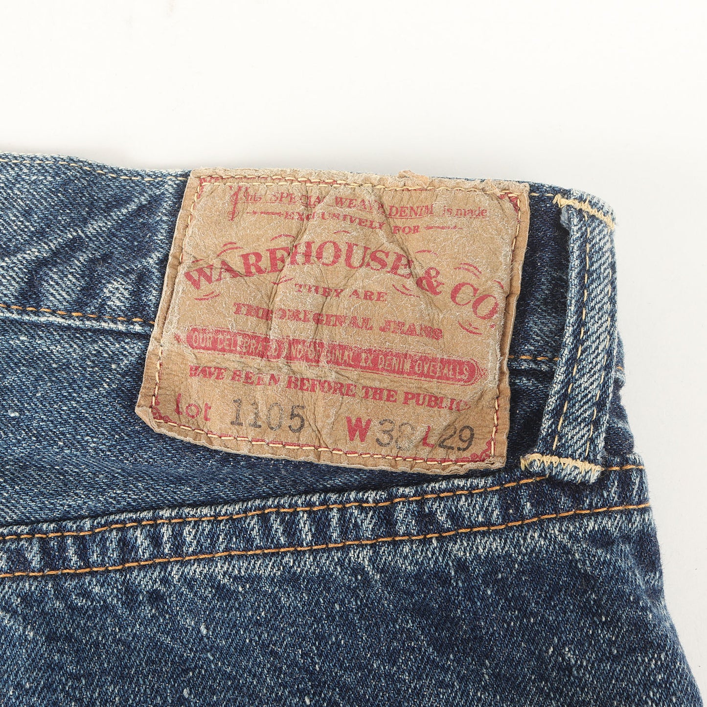 1105 ヴィンテージ加工 セコハン デニムパンツ (2ND-HAND 1105 USED WASH)