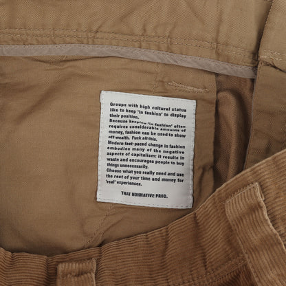 26SS 硫化染め コーデュロイ ペインターショーツ(WORKER SHORTS COTTON CORD SULFUR DYE)