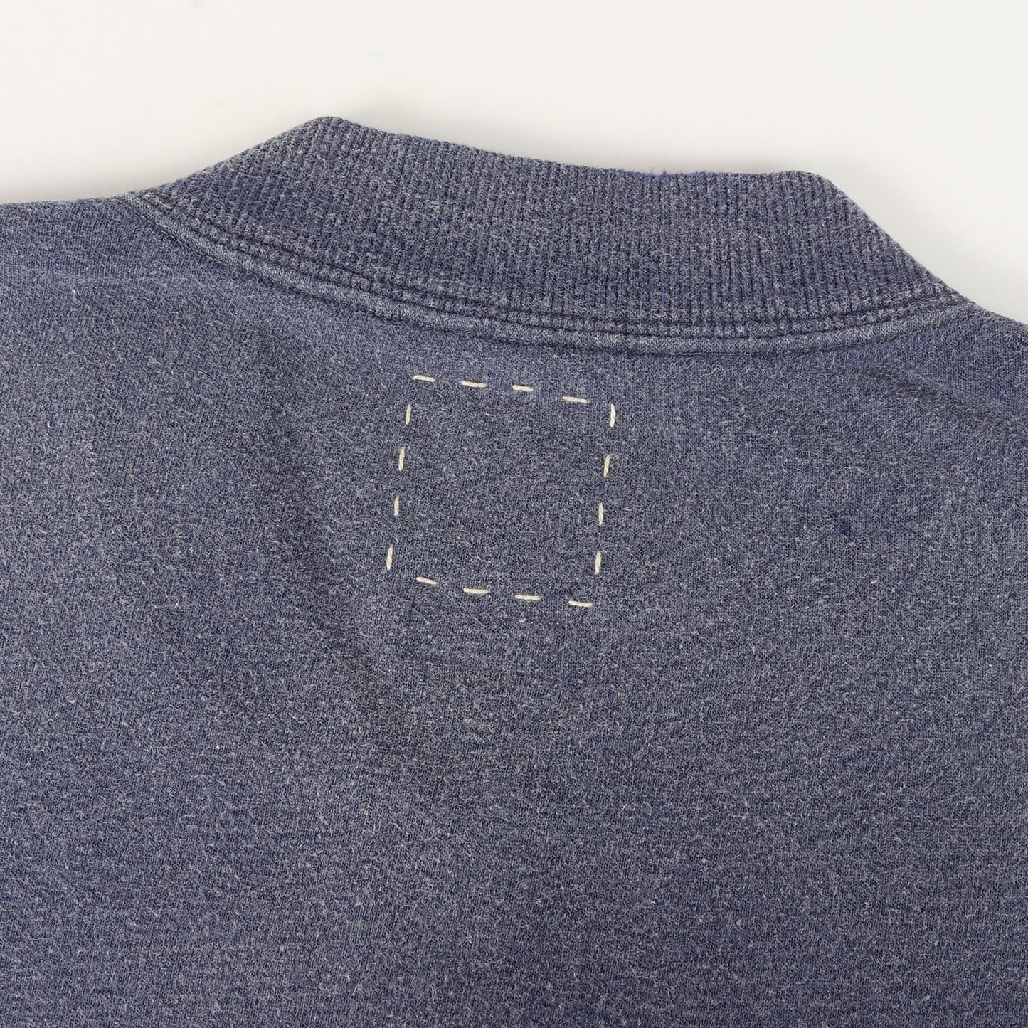 26SS クラッシュ加工 ヘンリージップ 半袖 スウェット(MONDO HENLEY ZIP S/S CRASH)