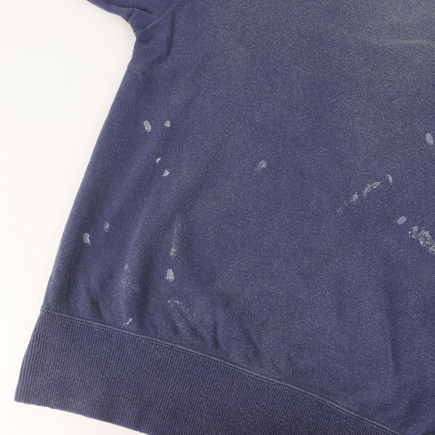 26SS クラッシュ加工 ヘンリージップ 半袖 スウェット(MONDO HENLEY ZIP S/S CRASH)