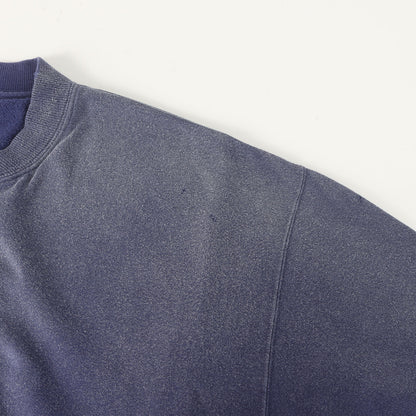 26SS クラッシュ加工 ヘンリージップ 半袖 スウェット(MONDO HENLEY ZIP S/S CRASH)