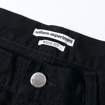 26SS レザーダブルニー デニム ペインターパンツ(LEATHER DOUBLE KNEE DENIM PAINTER PANTS)