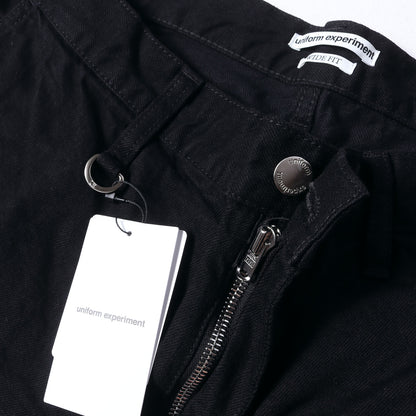 26SS レザーダブルニー デニム ペインターパンツ(LEATHER DOUBLE KNEE DENIM PAINTER PANTS)