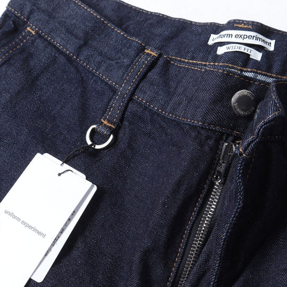 26SS レザーダブルニー デニム ペインターパンツ(LEATHER DOUBLE KNEE DENIM PAINTER PANTS)