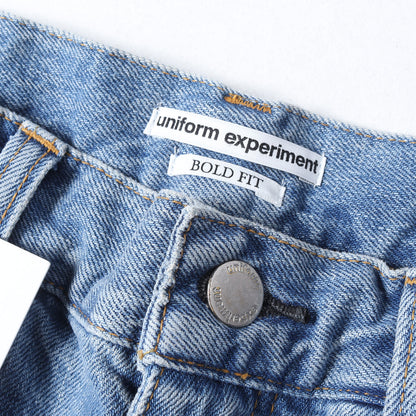 26SS ヴィンテージ加工 ボールドフィット デニムパンツ(DAMAGED BOLD-FIT JEANS)