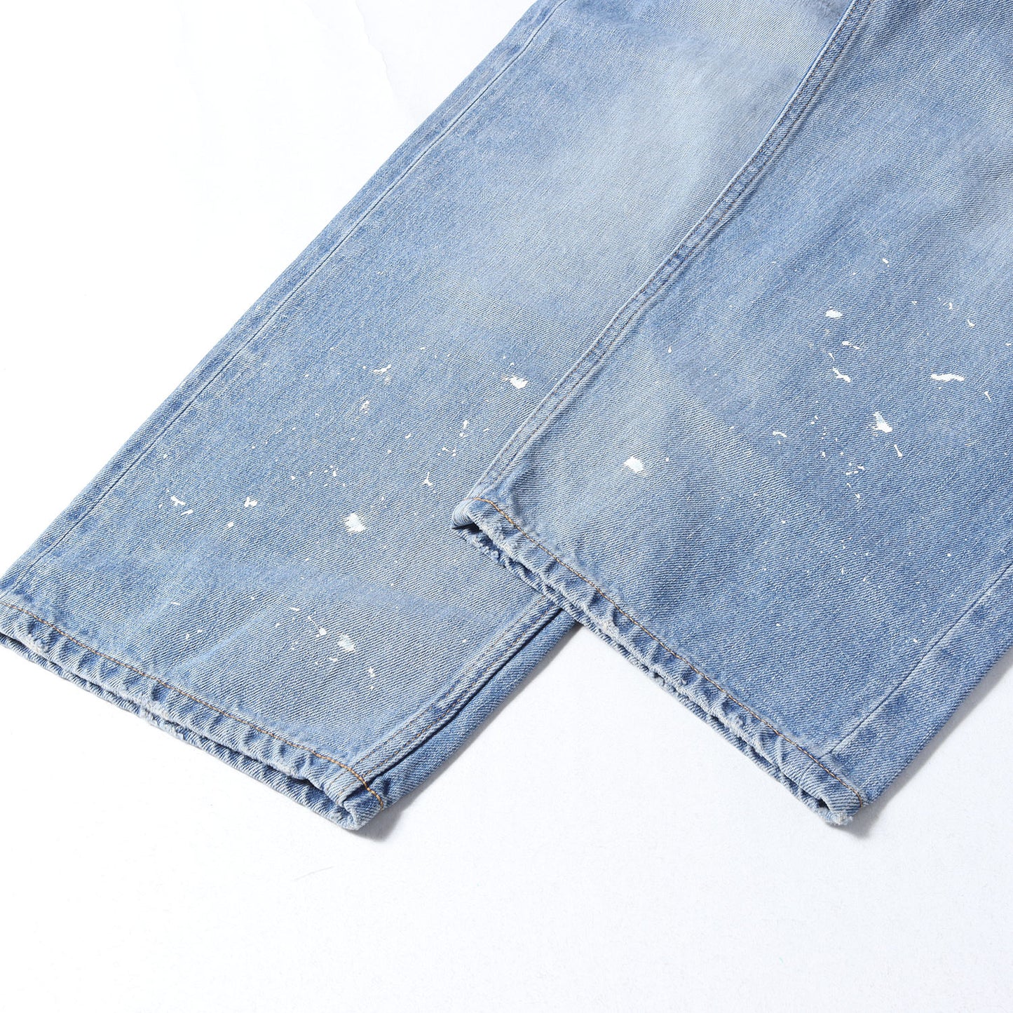 26SS ヴィンテージ加工 ボールドフィット デニムパンツ(DAMAGED BOLD-FIT JEANS)