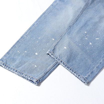 26SS ヴィンテージ加工 ボールドフィット デニムパンツ(DAMAGED BOLD-FIT JEANS)
