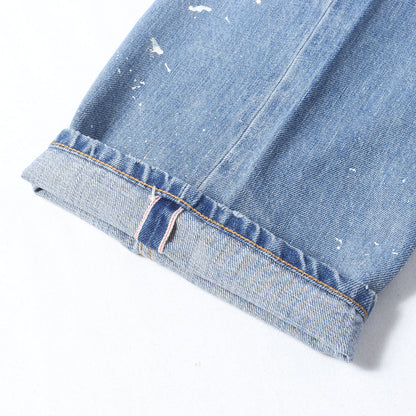 26SS ヴィンテージ加工 ボールドフィット デニムパンツ(DAMAGED BOLD-FIT JEANS)