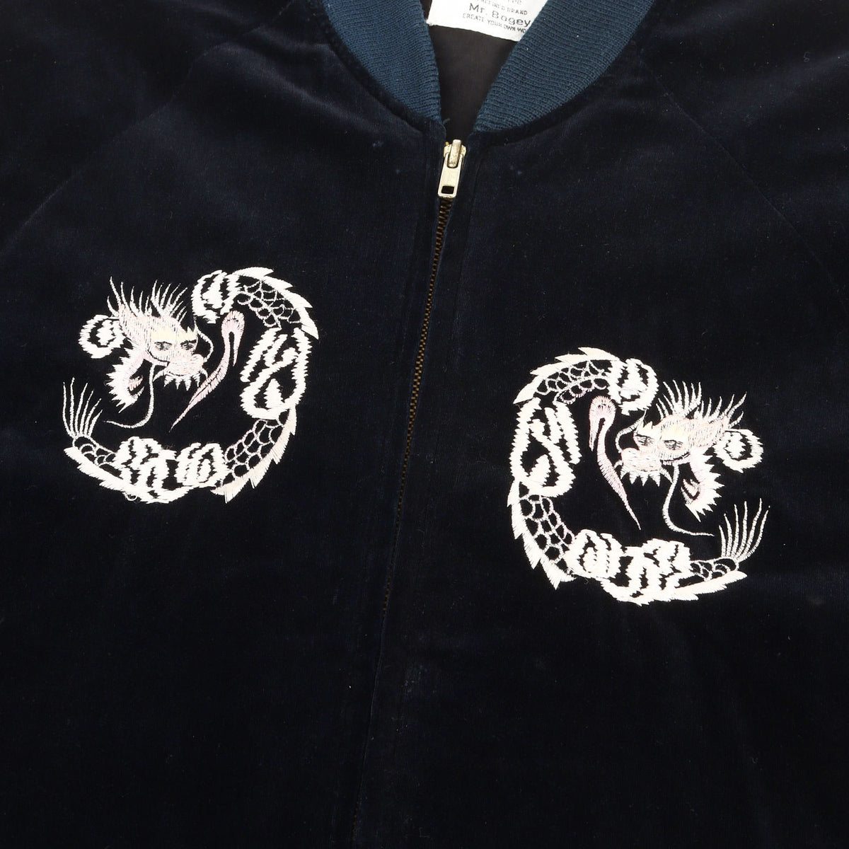 龍×パラトルーパー 別珍 総刺繍 スカジャン