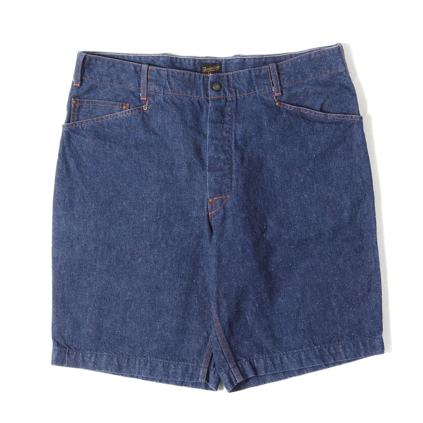 シンチバック付き ペインター デニムショーツ