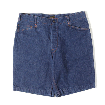 シンチバック付き ペインター デニムショーツ