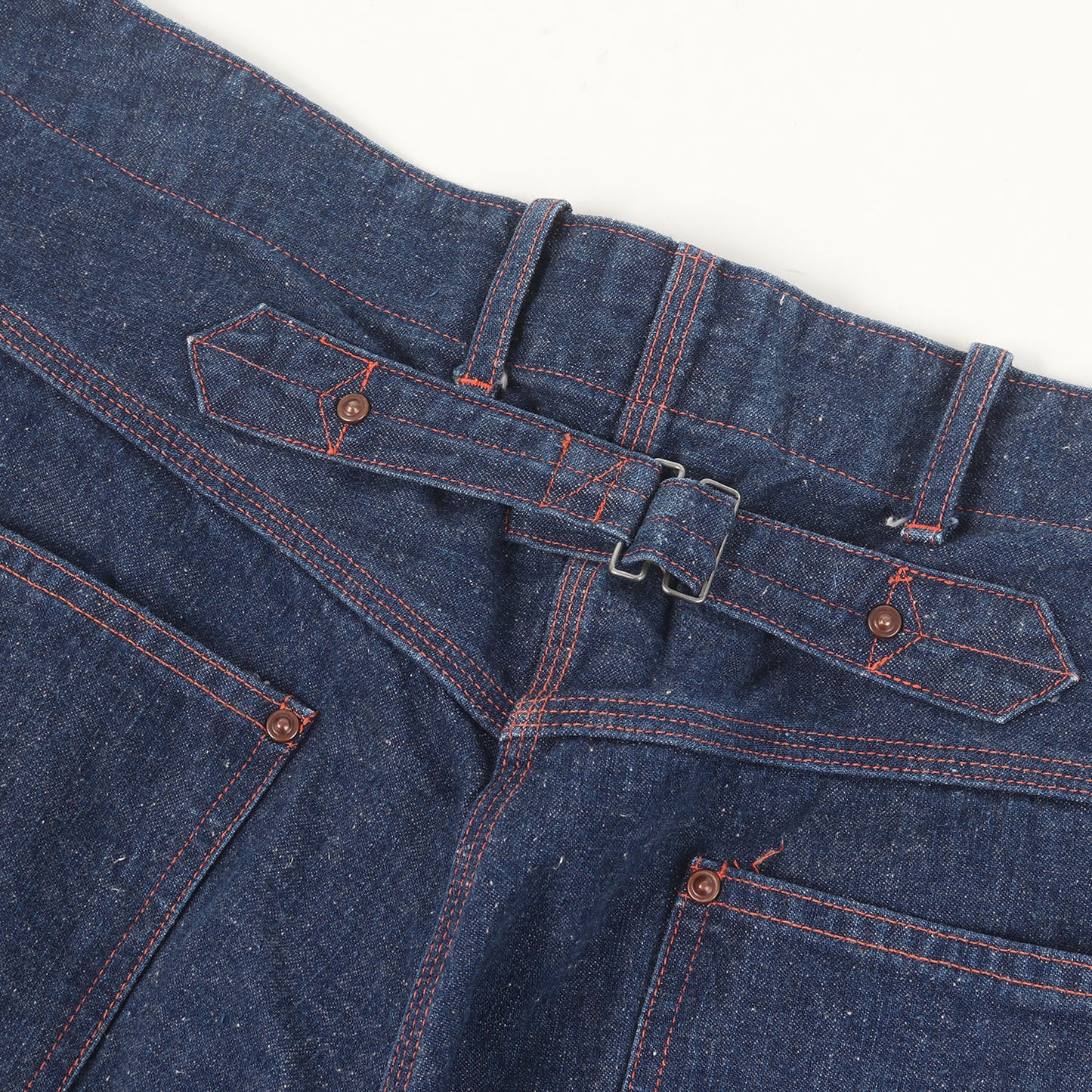 シンチバック付き ペインター デニムショーツ