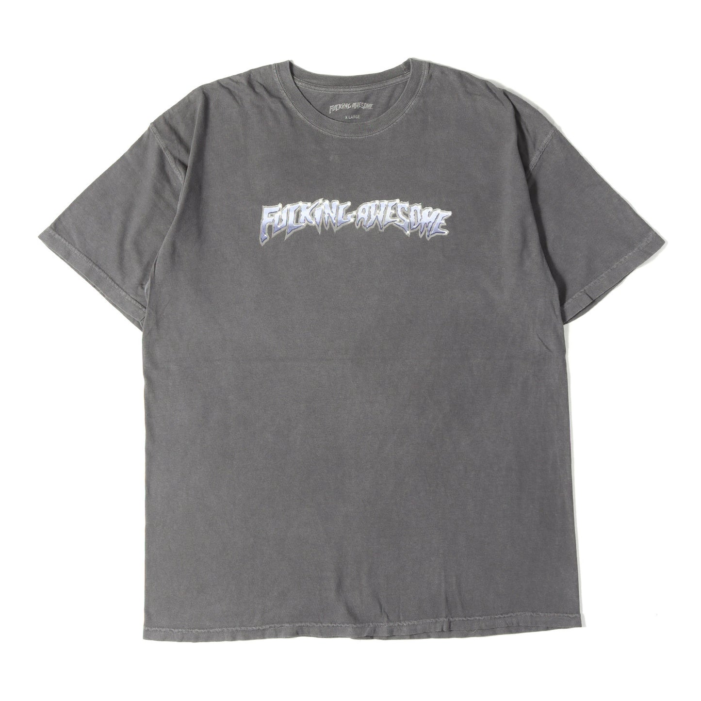 ピグメントダイ加工 ブランドロゴ Tシャツ